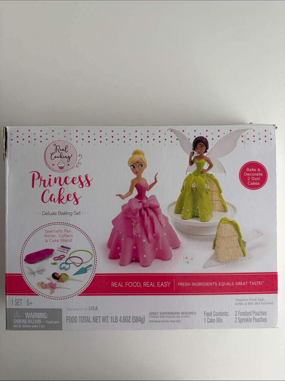 Princess Cakes - Deluxe Baking Set - Fairy - Queen Set - Decorating Cake Kit